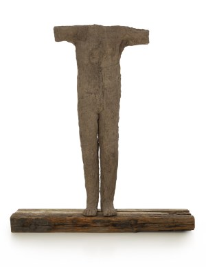 Magdalena Abakanowicz (1930 Falenty pod Warszawą - 2017 Warszawa), Figura z otwartymi ramionami, 1984