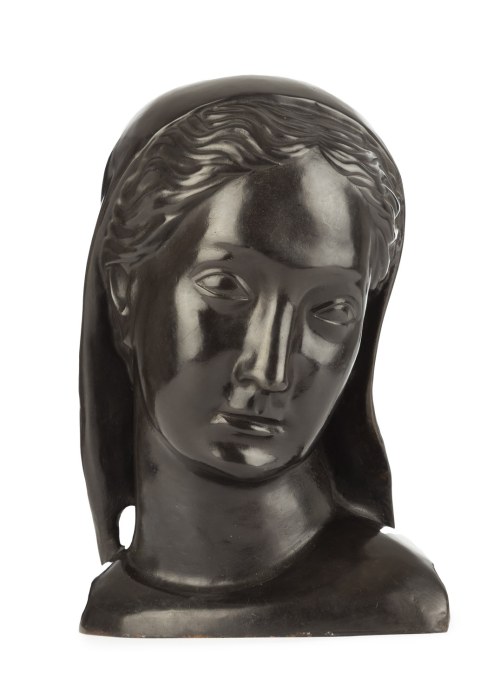 Henryk Kuna (1879 Warszawa - 1945 Toruń), Głowa świętej, 1926