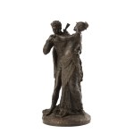 Cyprian Godebski (1835, Méry-sur-Cher, near Bourges – 1909, Paris), A Gallant Kiss