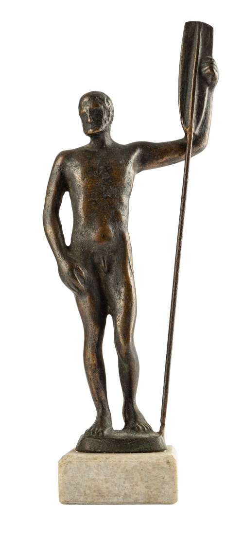 Sławomir Lewiński (1919 - 1999 ), Akt męski z wiosłem, 1970/2000