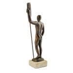 Sławomir Lewiński (1919–1999), Male Nude with an Oar, 1970/2000