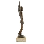 Sławomir Lewiński (1919–1999), Male Nude with an Oar, 1970/2000