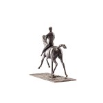 Edgar Degas (1834 Paris – 1917 Paris), Galloping Horse Turning Its Head to the Right with Its Jockey (Cheval au galop tournant la tête à droite avec son jockey)