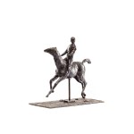 Edgar Degas (1834 Paris – 1917 Paris), Galloping Horse Turning Its Head to the Right with Its Jockey (Cheval au galop tournant la tête à droite avec son jockey)
