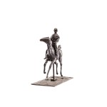 Edgar Degas (1834 Paris – 1917 Paris), Galloping Horse Turning Its Head to the Right with Its Jockey (Cheval au galop tournant la tête à droite avec son jockey)