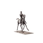 Edgar Degas (1834 Paris – 1917 Paris), Galloping Horse Turning Its Head to the Right with Its Jockey (Cheval au galop tournant la tête à droite avec son jockey)