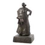 Jan Kucz (1936 - 2011 ), Łódzka Szwaczka, druga wersja projektu pomnika