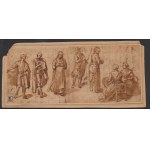 Study with Seven Figures 16th-century Emilian artist