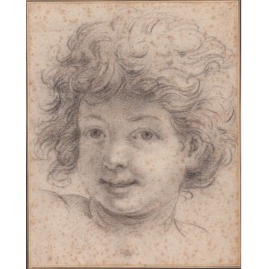 Carlo Maratti (cerchia di) (Camerano, 1625 - Roma, 1713), Testa di bambino