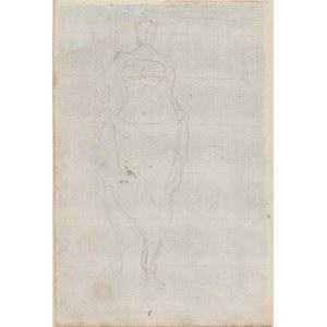 Study for a figure 17th-century Central Italian artist