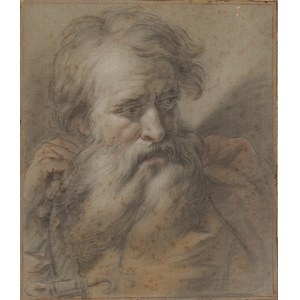 Study for a male head 18th-century Central Italian artist