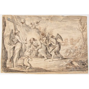 Agony in the Garden 18th century Roman school