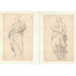 Antonio Cavallucci (attribué à) (Sermoneta, 1752 - Rome, 1795), Saint Justus | Sainte Olympias la veuve