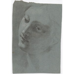 Study of a female face 18th-century Italian artist