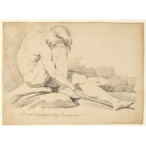 Angelo Michele Boucheron (1776 ca. - 1859), Academic nude study