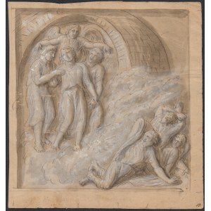 Luigi Ademollo (attribuited to) (Milano, 1764 - Firenze, 1849), Study for a Biblical Scene