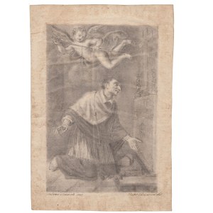 Pietro Camuccini (Řím, 1761–1833), Svatý Karel Boromejský v modlitbě, podle Andrea Commodiho