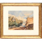 Francois Bonnet (1811 - 1894), Glimpse of Rome 1856