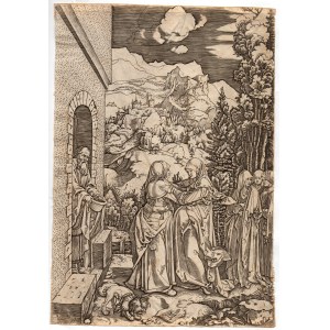 Marcantonio Raimondi (c. 1480 - 1534), Visitation, after Albrecht Dürer