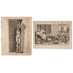 Cherubino Alberti (1553 - 1615), Tiberis fluvij simunacrum Romae in Vaticano | Marsie simulacrum...