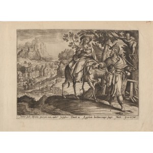 Gerard de Jode (1516 ca. - 1591), Flight into Egypt
