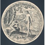Philip Galle (1537 - 1612), Eve Offering Adam the Forbidden Fruit | Lot and His Daughters | The Idolatry of Solomon