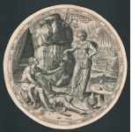 Philip Galle (1537 - 1612), Eve Offering Adam the Forbidden Fruit | Lot and His Daughters | The Idolatry of Solomon