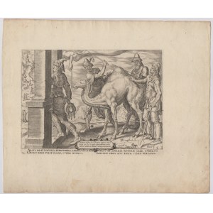 Philip Galle (1537 - 1612), It Is Easier for a Camel…, after Maarten van Heemskerck