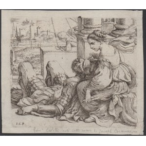 Giuseppe Caletti (Cremona, 1595 ca. - Ferrara , 1660), Samson and Delilah