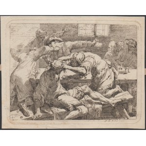 Gaetano Gandolfi (Bologna, 1734 - 1802), The Brawl in the Tavern