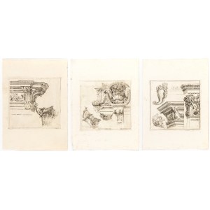 Carlo Antonio Buffagnotti (Bologne, 1660 - vers 1715), Études architecturales, d'après Ferdinando Galli (Bibiena)