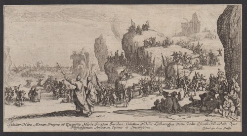 Jacques Callot (Nancy, 1592 - 1635), Crossing of the Red Sea