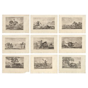 Stefano della Bella (Firenze, 1610 - 1664), Hunts of Various Animals