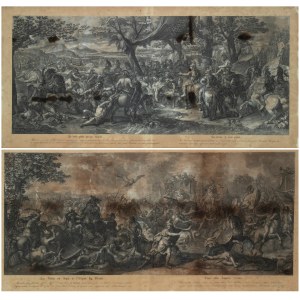 Pierre Picault (1680 - 1711), Il passaggio del Granico | La battaglia di Arbelles, da Charles Le Brun
