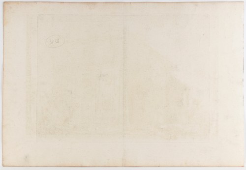 Giovanni Battista Piranesi (Mogliano Veneto, 1720 - Venezia, 1778), Veduta degli avanzi di due Triclini che appartenevano alla Casa aurea di Nerone presi erroneamente per i Templi del Sole e della Luna, o d'Iside, e Serapide