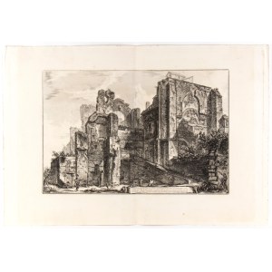 Giovanni Battista Piranesi (Mogliano Veneto, 1720 - Venezia, 1778), Avanzi di antiche terme in Albano denominati Cello Majo