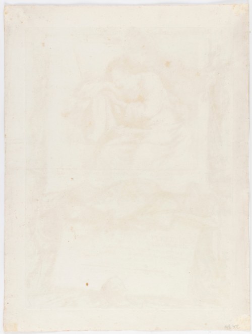 Giovanni Battista Piranesi (Mogliano Veneto, 1720 - Venezia, 1778), Title page of the “Raccolta di alcuni disegni del Barberi da Cento detto il Guercino…”