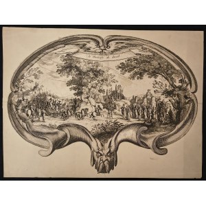 Charles Nicolas Cochin II (1715 - 1790), Le thrionfé de David