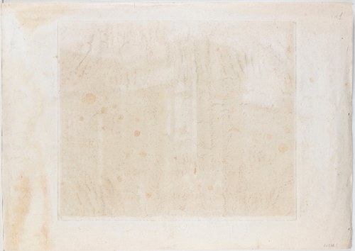 Luigi Rossini (Ravenna, 1790 - Roma, 1857), Veduta dell'Arco di Settimio Severo nel Foro Boario