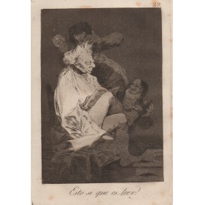 Francisco Goya (1746 - 1828), Esto sí que es leer 1799