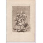 Francisco Goya (1746 - 1828), ¡Que pico de oro! | Aguarda que te unten | Devota profesión | Unos a otros | Despacha, que despiertan |