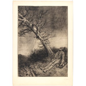 Alphonse Legros (1837 - 1911), La Mort du vagabond