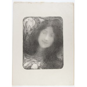 Edmond Aman-Jean (Chevry-Cossigny, 1858 – Paris, 1936), „Sous les fleurs“