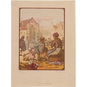 Paul Émile Colin (1867 - 1949), Coin de marché