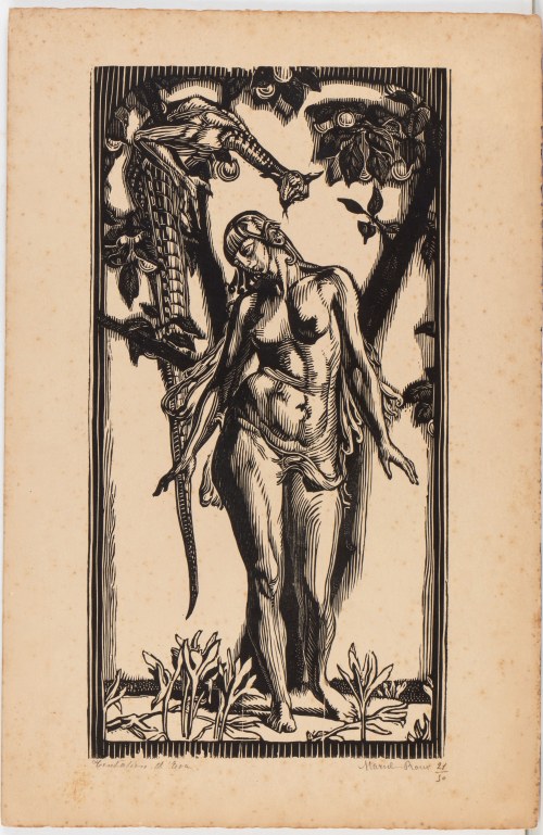 Marcel Roux (Bessenay, 1878 - Chartres, 1922), Tentation d'Eva