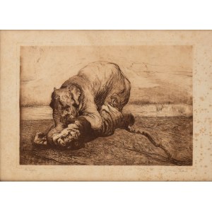 GIULIO ARISTIDE SARTORIO (Roma, 1860 - 1932), Lotta regale