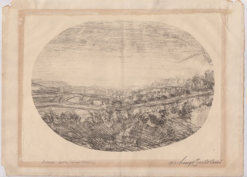 LUIGI BARTOLINI (Cupramontana, 1892 - Roma, 1963), Rome from Camilluccia 1943