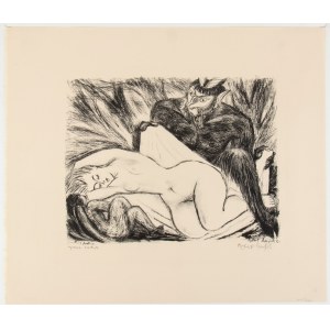 Robert Bonfils (1886 - 1972), Jupiter et Antiope 1950