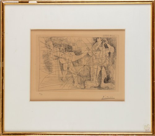 PABLO PICASSO (Málaga, 1881 - Mougins, 1973), Couple, from La Magie Quotidienne 1968