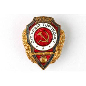 Rusko – odznak SSSR pro vynikajícího torpédistu